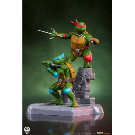 Tortues Ninja Pack 4 Statuette Sabretooth 