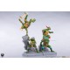 Tortues Ninja Pack 4 Statuette Sabretooth 