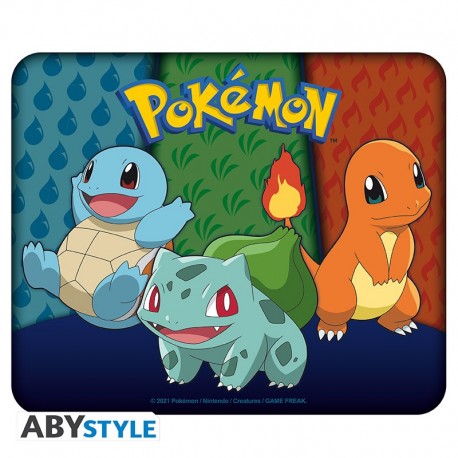 Tapis de Souris Pokemon Starters Kanto