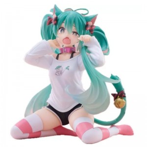 Hatsune Miku Desktop Cute Figure Nekomimi T-Shirt Ver.