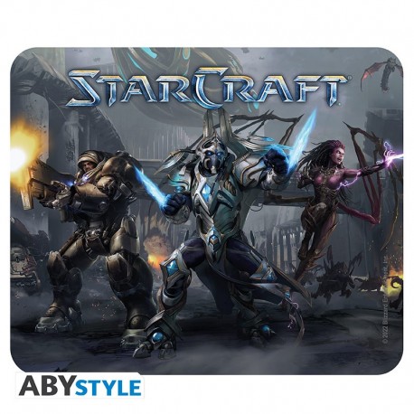 Tapis de Souris Souple Starcraft Artanis Kerrigan et Raynor