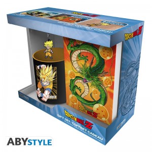 Coffret Cadeau Dragon Ball Z Mug, Porte-clés et Carnet "Goku"