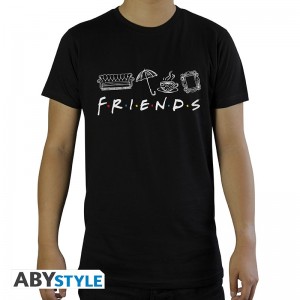 T-shirt Friends MC Black