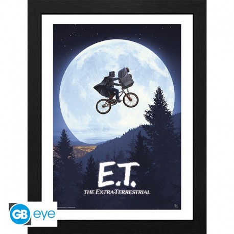 Poster Encadré E.T Lune 